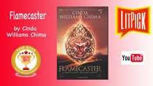 YouTube book review video of Flamecaster by Cinda Williams Chima for LitPick student book reviews